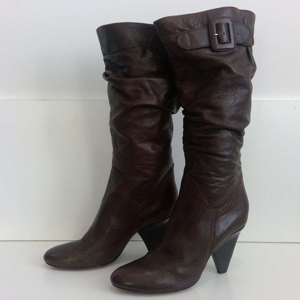 Colombian Sanangel High Leather Boots Size 38